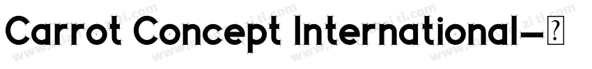 Carrot Concept International字体转换